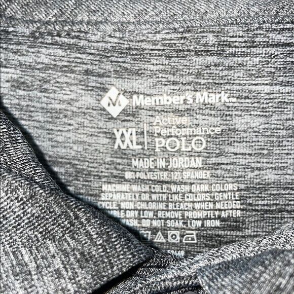 Members Marks Men's Gray Striped Shirt - Picture 4 of 7